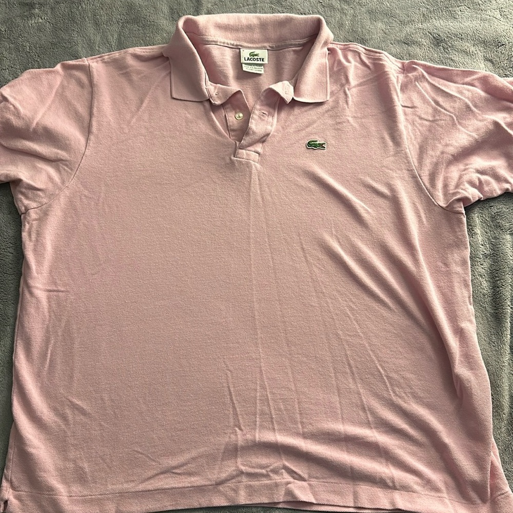 Lacoste Pink polo